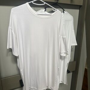 NWT Women Old Navy Active Ultralite Top White Small New Shirt Bundle 2 Pack